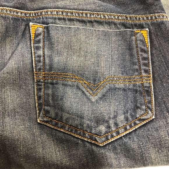 DIESEL JEANS SLIM FACTORY WASH, SIZE W32 MINT - Picture 6 of 8